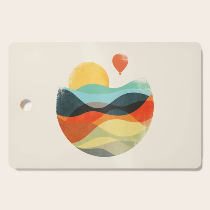 Let The World Be Your Guide Cutting Board