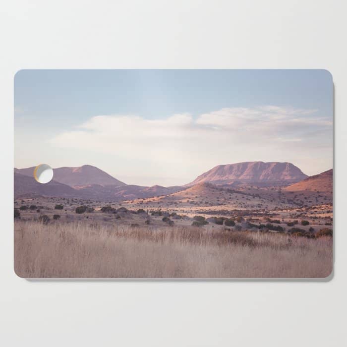 Marfa Ii - Sunset On The Range Cutting Board