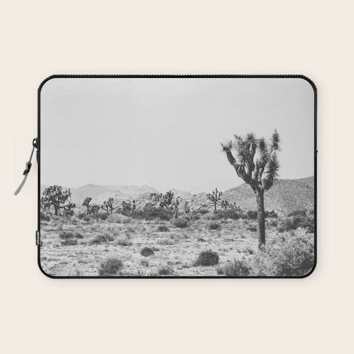 Joshua Tree Monochrome, No. 1 Laptop Sleeve