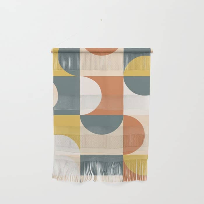Mid Century Modern Geometric 23 Wall Hanging