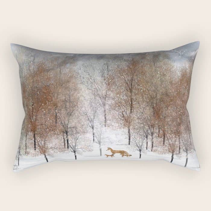 Nature Will Find A Way Deux Rectangular Pillow