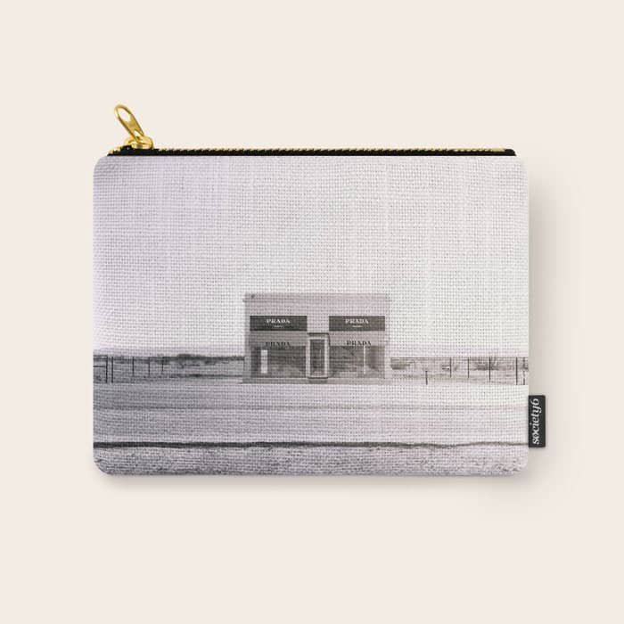 Marfa Icon - Black And White Version Carry All Pouch