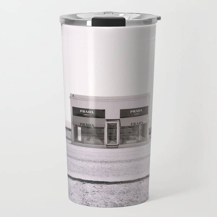 Marfa Icon - Black And White Version Travel Mug