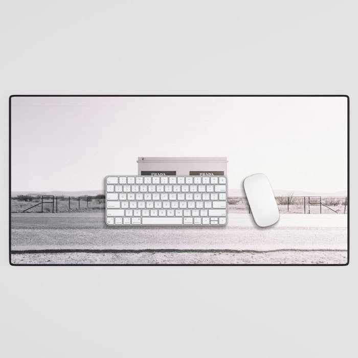 Marfa Icon - Black And White Version Desk Mat