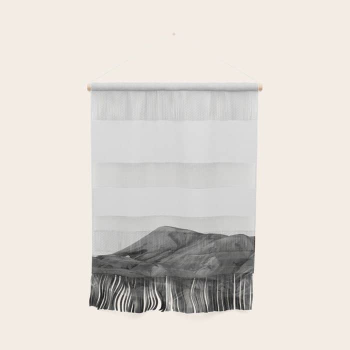 Mountain Range, Minimalist Art, Mountain Wall Hanging