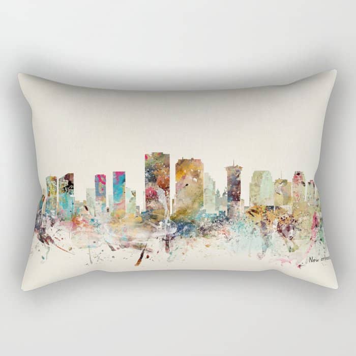 New Orleans Louisiana Rectangular Pillow
