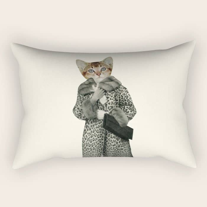 Kitten Dressed As Cat Rectangular Pillow