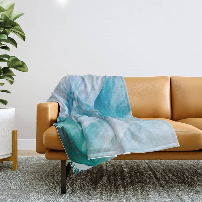 Marble Sandstone - Oceanic Throw Blanket