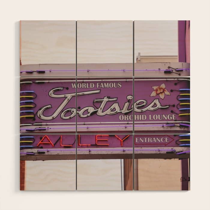 Tootsie'S Orchid Lounge - Nashville Wood Wall Art