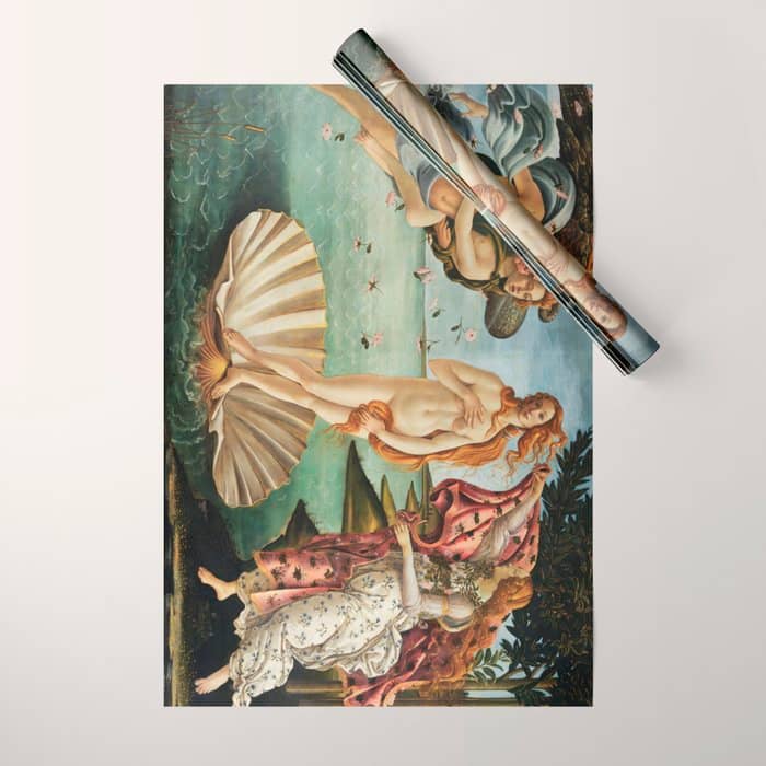 The Birth Of Venus By Sandro Botticelli, 1445 Wrapping Paper
