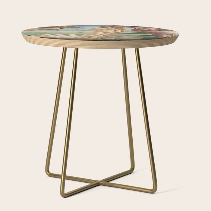 The Birth Of Venus By Sandro Botticelli, 1445 Side Table