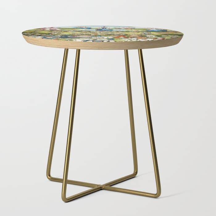 The Garden Of Earthly Delights By Hieronymus Bosch Side Table