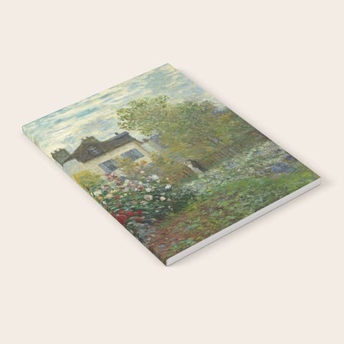 Claude Monet The Artist'S Garden In Argenteuil, 1873 Notebook