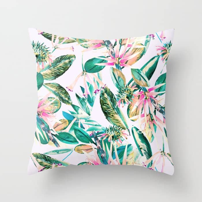 Abstract Of Exotic Nature I Throw Pillow
