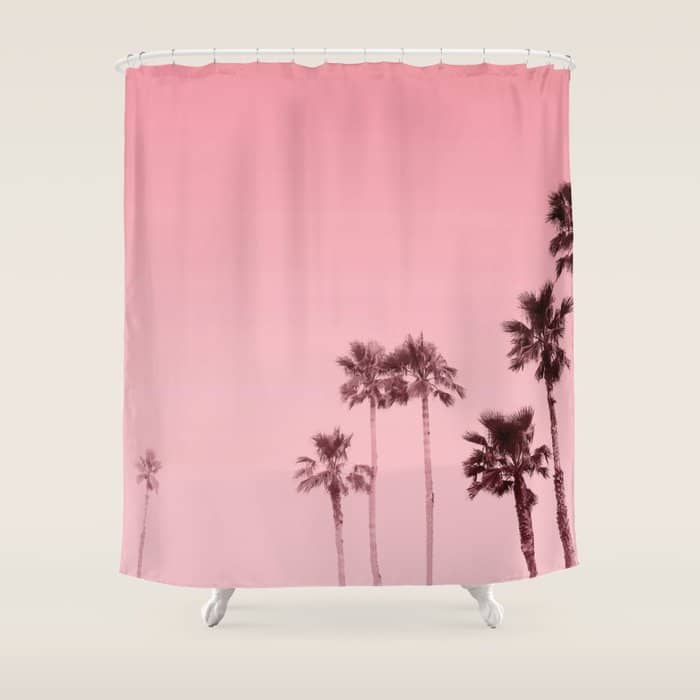 Tranquillity - Flamingo Pink Shower Curtain