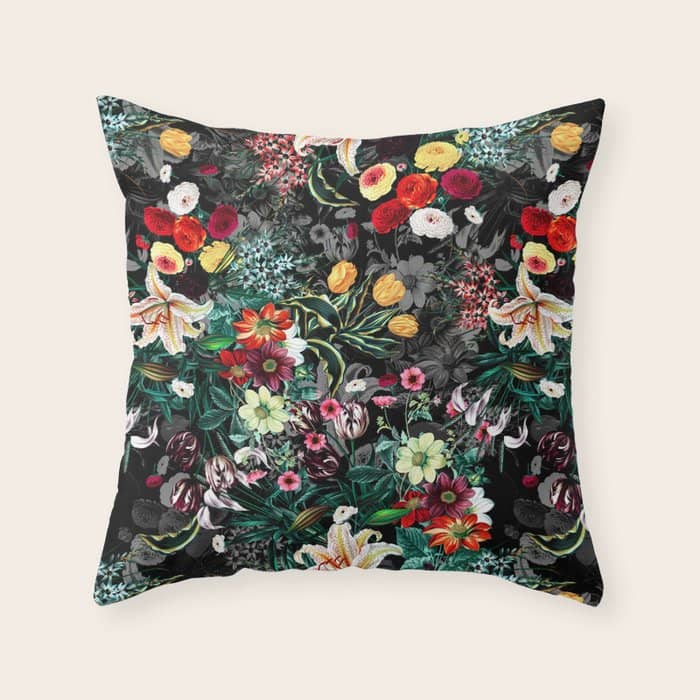 Summer Botanical Garden Xii Throw Pillow