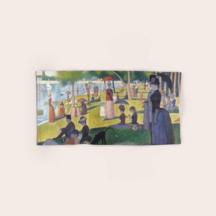 A Sunday On La Grande Jatte By Georges Seurat, 1884 Bath Towel