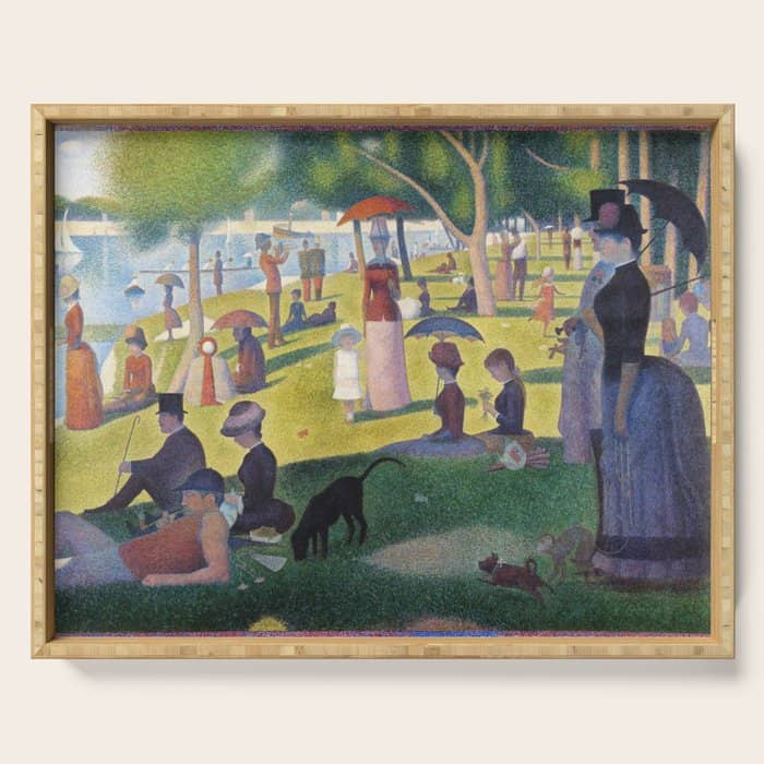 A Sunday On La Grande Jatte By Georges Seurat, 1884 Serving Tray