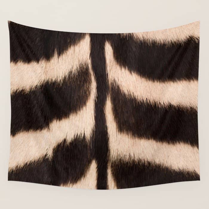 Zebra - Zebra Stripes -Zebra Skin - Genuine - Beautiful  Wall Tapestry