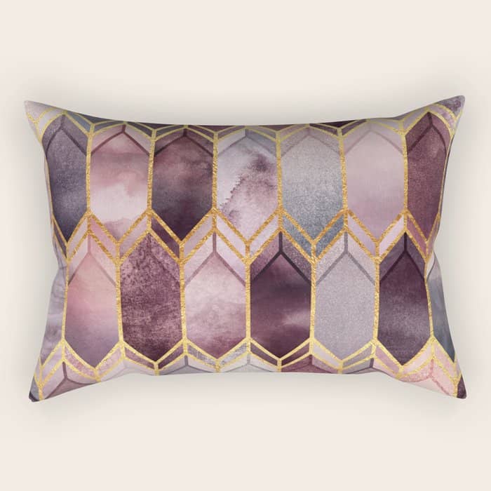Dreamy Stained Glass 1 Rectangular Pillow