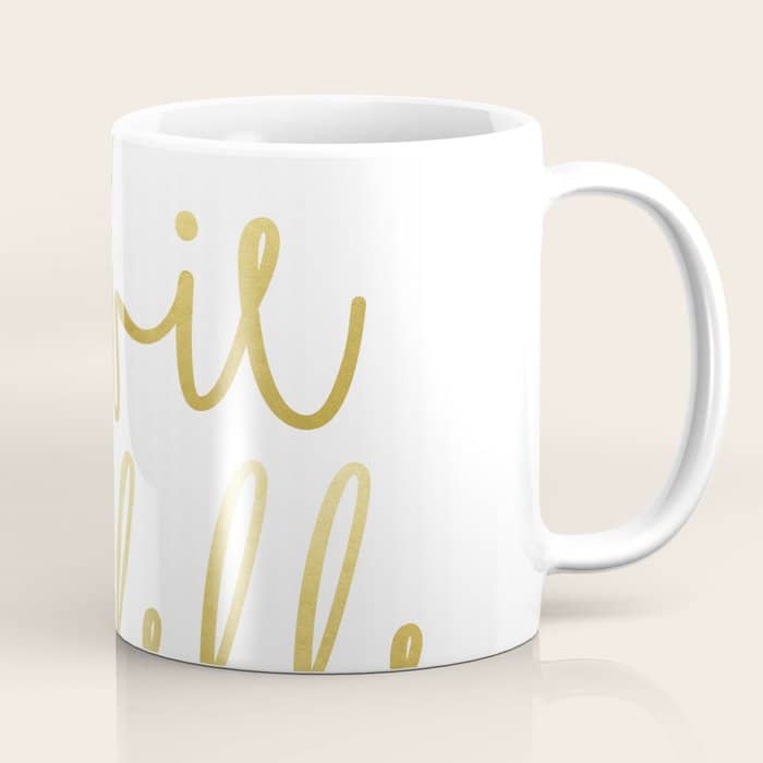 La Vie Est Belle #Homestorie #Typography #Buyart Coffee Mug