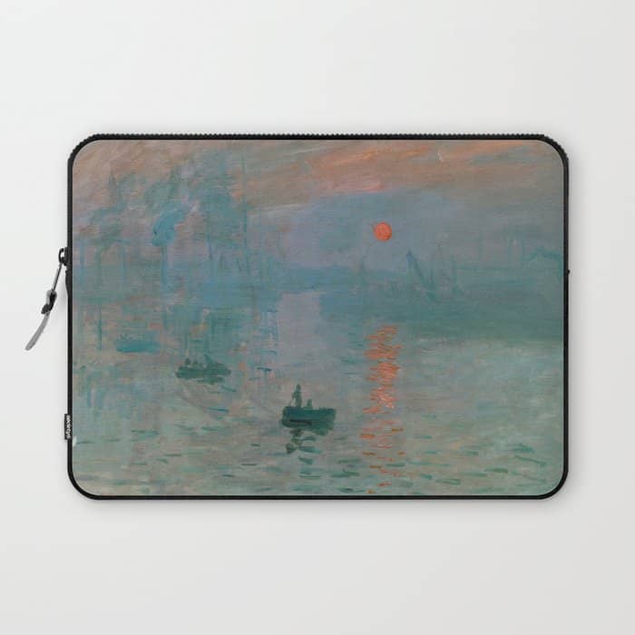 Monet - Impression, Sunrise, 1872 Laptop Sleeve
