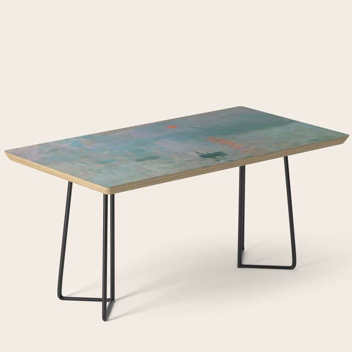 Monet - Impression, Sunrise, 1872 Coffee Table