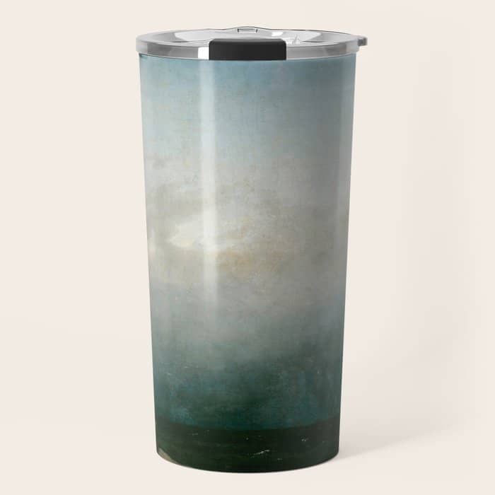The Monk By The Sea By Caspar David Friedrich 1808 Travel Mug