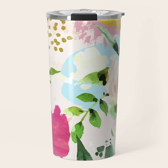 Floral Blush #Homestorie #Decor #Buyart Travel Mug