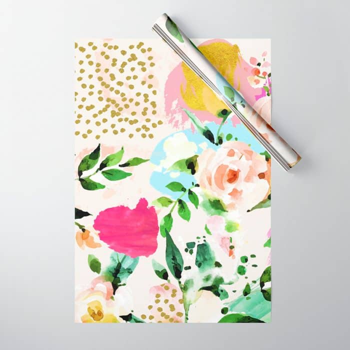 Floral Blush #Homestorie #Decor #Buyart Wrapping Paper