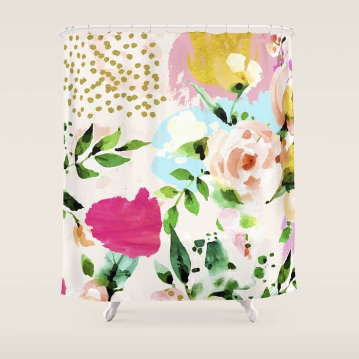Floral Blush #Homestorie #Decor #Buyart Shower Curtain