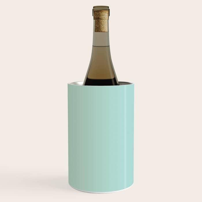 Turquoise Green Blue Gradient Wine Chiller