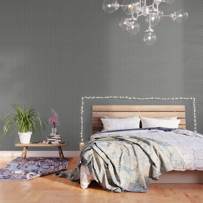 Black And White Greek Key Pattern Wallpaper