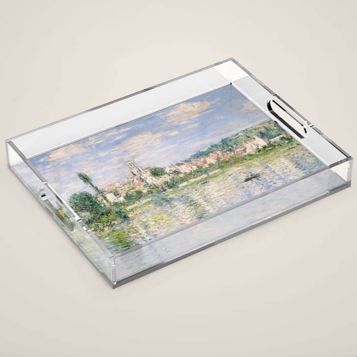 Vetheuil In Summer 1880 By Claude Monet Acrylic Tray