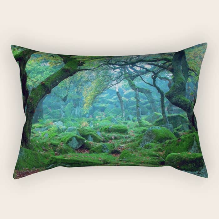 Enchanted Forest Mood Rectangular Pillow