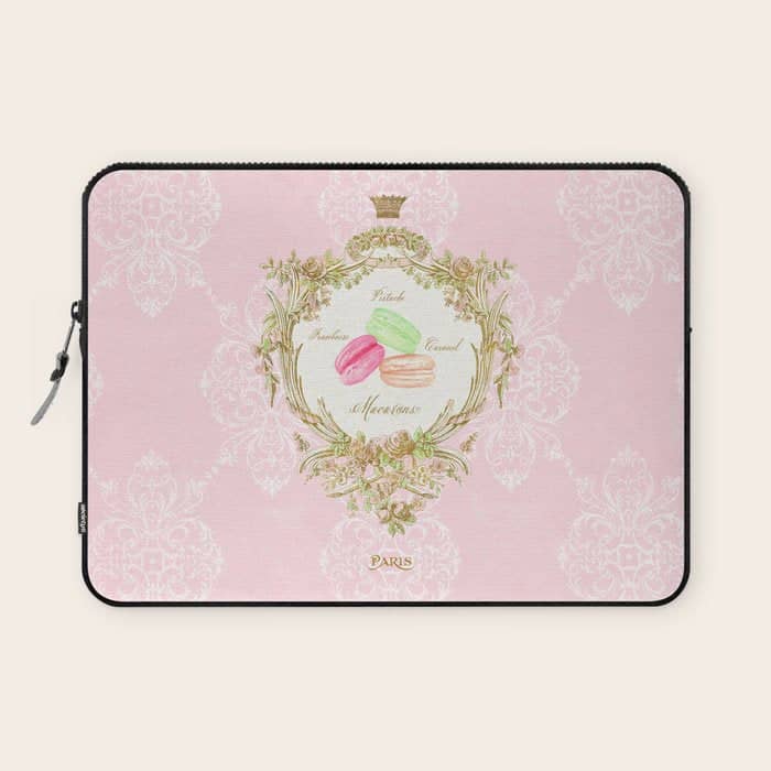 French Patisserie Macarons Laptop Sleeve