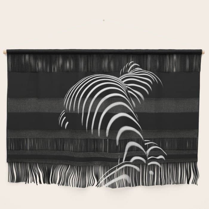0774-Ar Bbw Sensual Legs Hips And Ass Of A Large Woman Big Beautiful Art Nude Black And White Wall Hanging