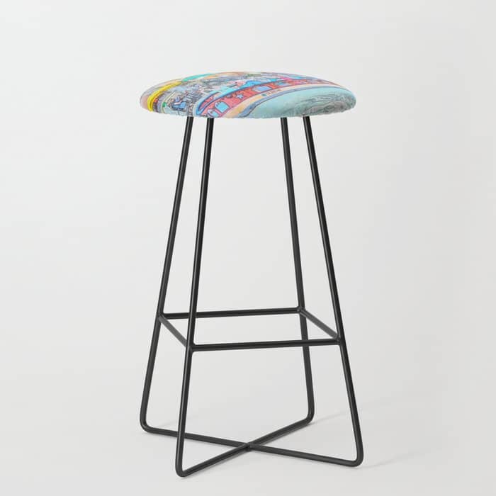 Ride Down The River - San Antonio, Texas Stool