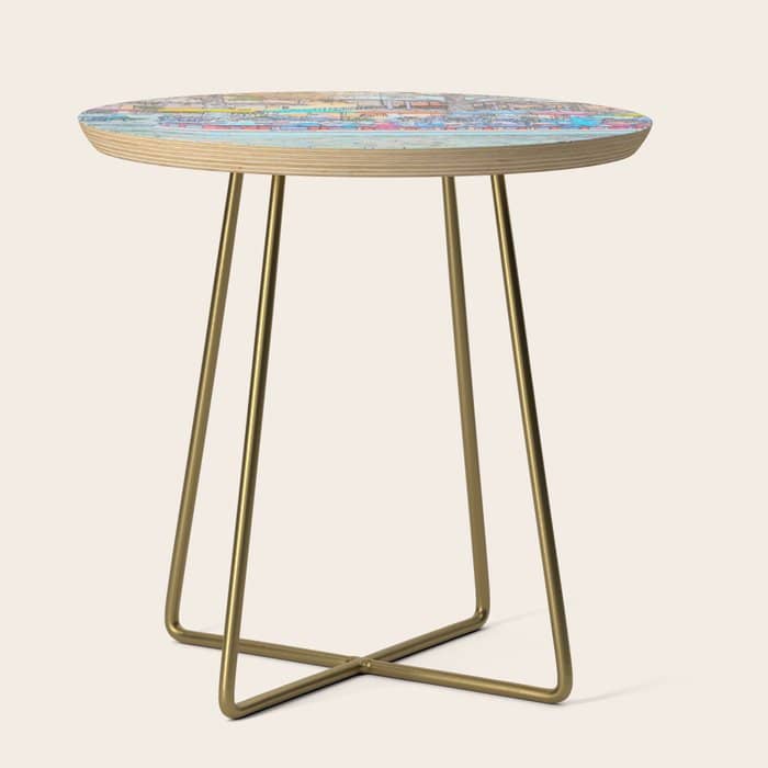 Ride Down The River - San Antonio, Texas Side Table