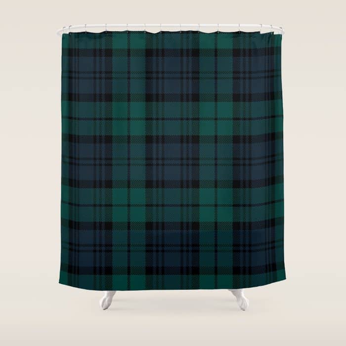 Love TartáN (2) - Black Watch Shower Curtain