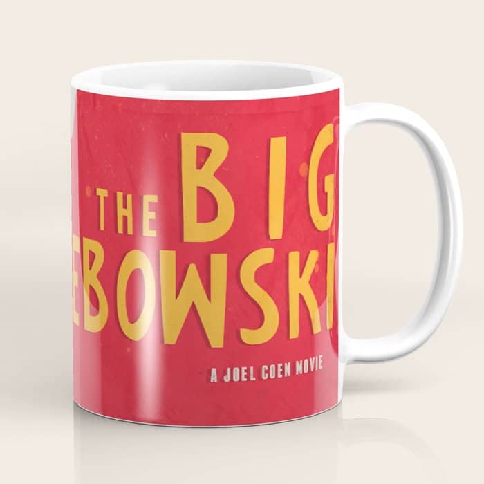 The Big Lebowski - Movie Poster, Coen Brothers Film, Jeff Bridges, John Turturro, Bowling Coffee Mug