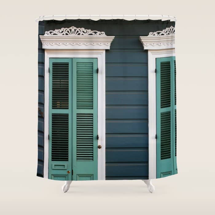 New Orleans Creole Cottage Shower Curtain