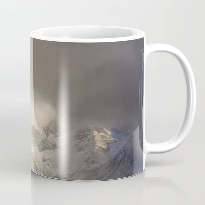 The Mountains Are Calling, And I Must Go.  John Muir. Vintage. Coffee Mug