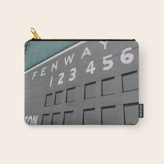 Fenwall -- Boston Fenway Park Wall, Green Monster, Red Sox Carry All Pouch