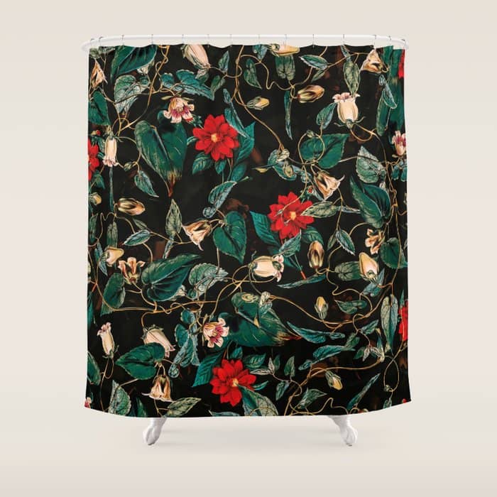 Tropical Jungle - Night Ii Shower Curtain