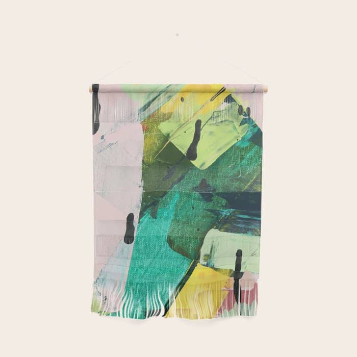 Hopeful[4] - A Bright Mixed Media Abstract Piece Wall Hanging