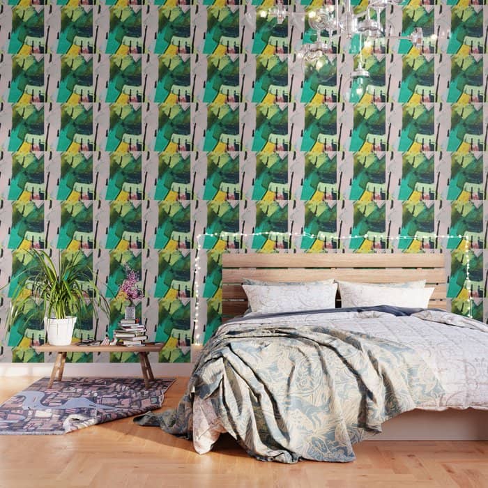Hopeful[4] - A Bright Mixed Media Abstract Piece Wallpaper