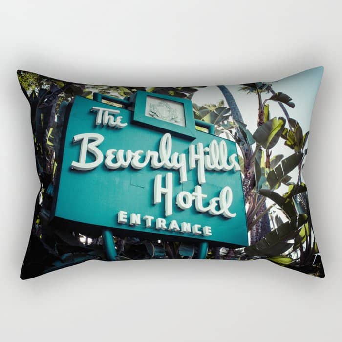 Beverly Hills Hotel, No. 2 Rectangular Pillow