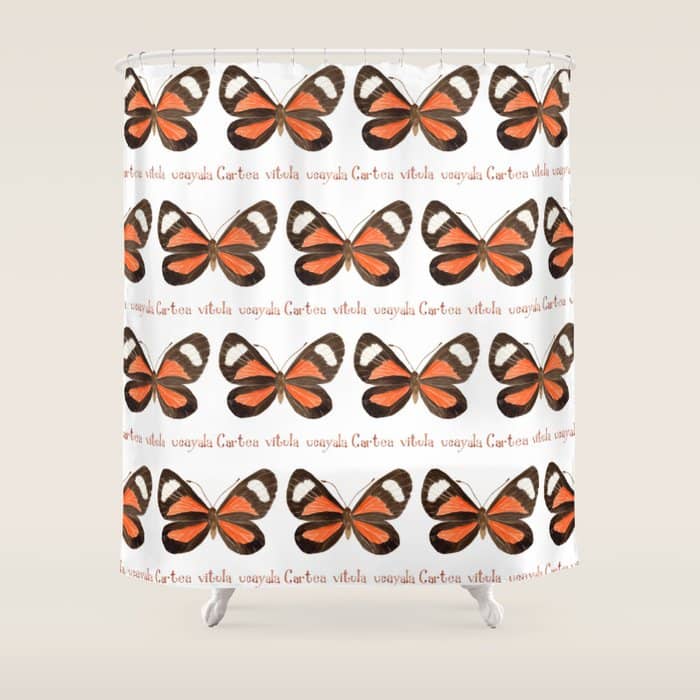 Butterfly - Cartea Vitula Ucayala Shower Curtain