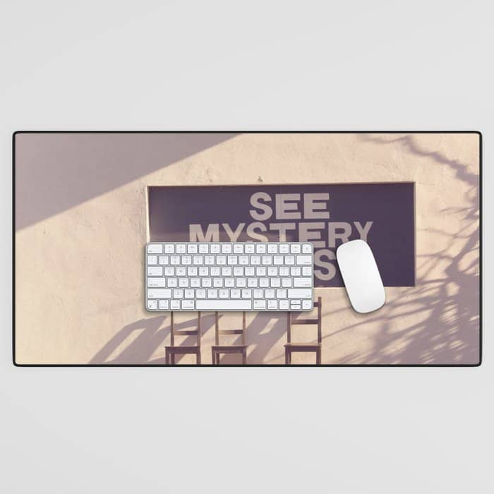 See Mystery Lights - Marfa, Texas Desk Mat